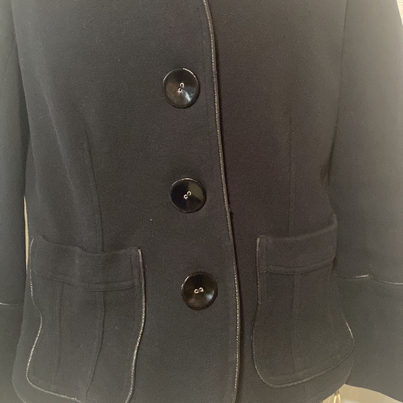 Cleo lined cotton knit blazer - Picture 4 of 9